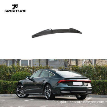 Carbon Fiber Rear Spoiler Wing for Audi A7 S-Line/S7/RS7 4-Door (2019-2022)